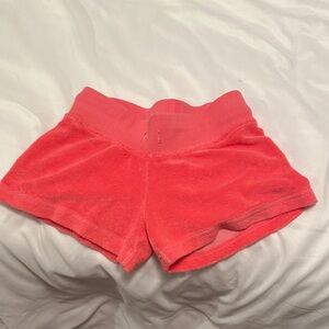 Kid’s Coral Terry Shorts